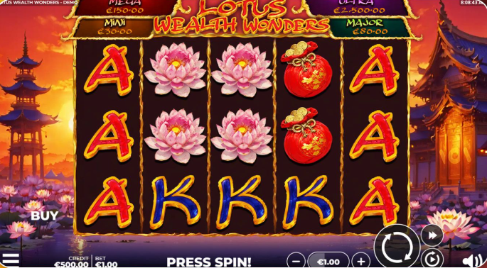 The Magic of the East in the Lotus Wealth Wonders Online Slot 2